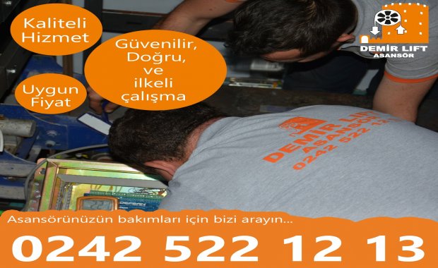 Bakım, servis, revizyon, modernizasyon ve montaj için bir telefon kadar yakınınızdayız.